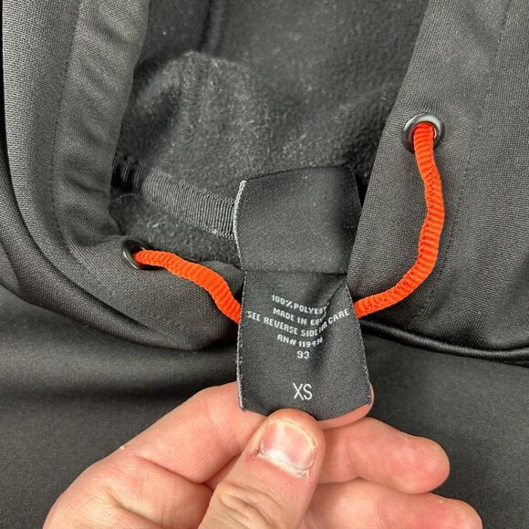 Gage Techinical Gear Hoodie Mens XS Black Pullover Polyester Fishing Workwear - Picture 4 of 8